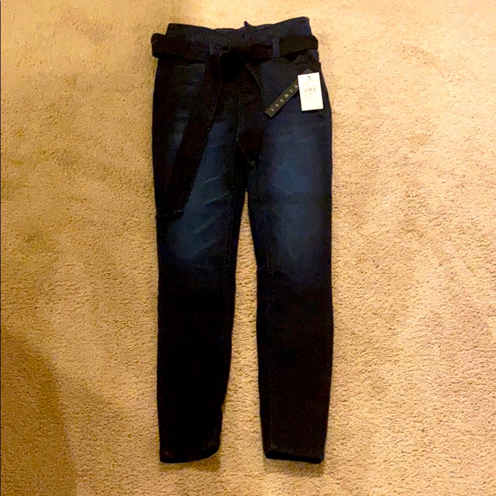 NWT TINSEL Skinny Jeans with belt
